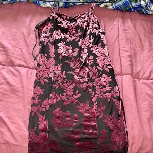 Velvet Floral Dress